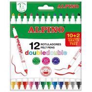 Alpino Double 12 li Çift Taraflı Keçeli Kalem