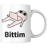 Alpşan Ticaret Bittim Hediye Beyaz Kupa