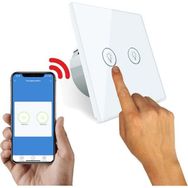 Alpsmart AS-872 EU Çiftli Dokunmatik Akıllı Wi-Fi Anahtar
