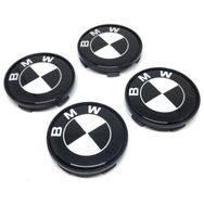 Altaş BMW Siyah Beyaz 4'lü 65/68 mm Damla Geçme Jant Göbeği