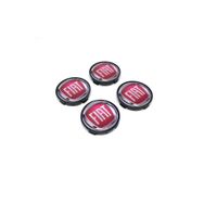 Altaş Fiat Kırmızı 55 mm 4'lü Damla Geçme Jant Göbeği