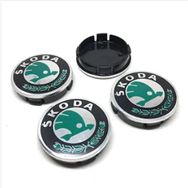 Altaş Yeşil 4'lü Set Skoda 58/55 mm Jant Göbeği