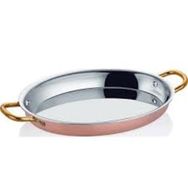 Altın Başak 28x20 Bakır Oval Omlet Tava