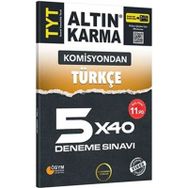 Altın Karma Yayınları TYT Türkçe 10x40 Deneme Sınavı