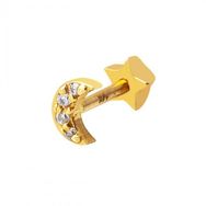 Altın Konak Hilal Tragus Altın 14 Ayar Küpe