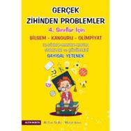 Altın Nokta Yayınları 4. Sınıf Gerçek Zihinden Problemler Bilsem Kanguru Olimpiyat Kitabı