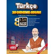 Altın Oran Yayınları - 8. Sınıf Türkçe Tamamı Video Çözümlü 20 Deneme