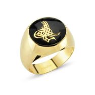 Altınbaş Altın Erkek Tuğra Yüzük