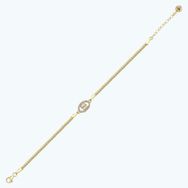 Altınbaş BLKIC046-25243 Altın Baget Bileklik