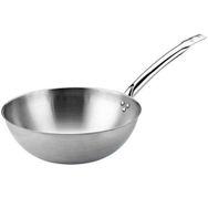 Altınbaşak Çelik Gümüş Saplı 30 cm Wok Tava