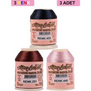 Altınbaşak Royaleks No: 251-440-455 3 Adet 20 gr Oya ve Dantel İpi