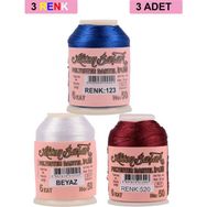 Altınbaşak Royaleks No: 520-123 3 Adet 20 gr Oya ve Dantel İpi