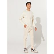 Altınyıldız Classics 4A5223200008 Bisiklet Yaka Ekru Erkek Sweatshirt