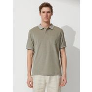 Altınyıldız Classics 4a9000000004 Polo Yaka Nefti Melanj Erkek T Shirt