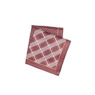 Altınyıldız Classics Desenli Bordo-Beyaz Klasik Mendil