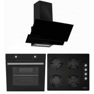 Alveus AD07-A10-AF850 Siyah 3'lü Ankastre Set