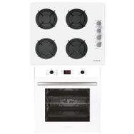 Alveus ALV MFA 627 - ALV GLS 640 Beyaz 2'li Ankastre Set