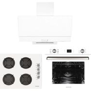 Alveus Baker MFA 627 - GLS 640 - MOD F17 3'lü Beyaz Ankastre Set