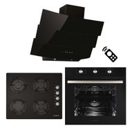 Alveus Century MODW - GLS640 - MFA614 Siyah 3'lü Ankastre Set