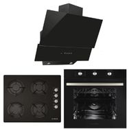 Alveus Chief MFA 614 - GLS 640 - MOD 3000 3'lü Siyah Ankastre Set