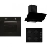 Alveus F17 - GLS640 - MFA604 Siyah 3'lü Ankastre Set