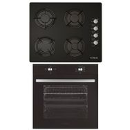 Alveus GLS 640 MFA - 627 Siyah 2'li Ankastre Set