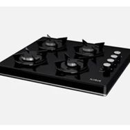 Alveus Gls 640 Siyah Cam Doğalgazlı Ankastre Gömmeli Ocak