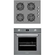 Alveus GLS640 - MFA627 Gri 2'li Ankastre Set