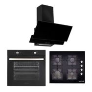 Alveus MFA 604 M - GLS 640 Bl - F17/60 3'lü Siyah Ankastre Set