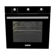 Alveus MFA 615 Siyah Turbo+Soğutma Fan Ankastre Fırın