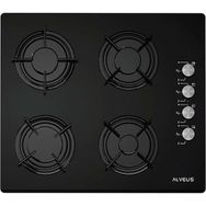 Alveus MOA GLS 640B Siyah Cam Ankastre Ocak
