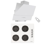 Alveus Pure MOD3000 - GLS640 Beyaz 2'li Ankastre Set