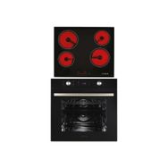 Alveus Vitro 641 - MFA 627 Siyah 2'li Ankastre Set