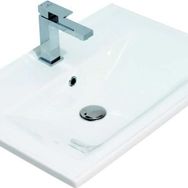 Alvit 80 cm Beyaz Dolap Uyumlu Thin Lavabo