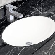 Alvit Hilton 37x47 cm Tezgah Altı Oval Yapıştırma Lavabo