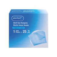 Alvita 7.5x7.5 cm 1 Adet 25'li Kompres Steril Gazlı Bez