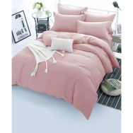 Always Ranforce Çift Kişilik Antrasit Pudra 200x220 cm Nevresim Takımı