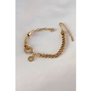 AlyaStore 316L Çelik Gold Renk 2'li Zincir Model Kadın Bileklik