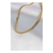 AlyaStore 316L Çelik Gold Renk Arpa Zincir Model Kadın Kolye