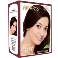 Amars 6 Adet Bir Kutu Kahverengi Kına Seti