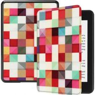 Amazon Kindle Paperwhite 4 Kareli Karışık E-Kitap Okuyucu Kılıfı
