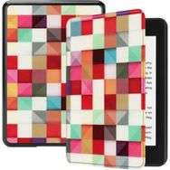 Amazon Kindle Paperwhite 4 Kareli Karışık E-Kitap Okuyucu Kılıfı