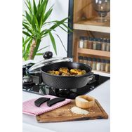 Amboss KUV-7845 Kuvars Basık 26 cm Döküm Tencere