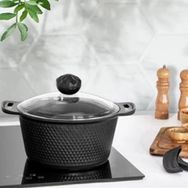 Amboss Kuvarz Döküm 20 cm Derin Tencere