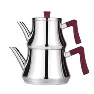 Amboss RUB-4950 Ruby Büyük Boy Bordo Bakalit Sap Çaydanlık