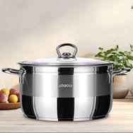 Amboss Saphire Paslanmaz Çelik 20 cm Derin Tencere