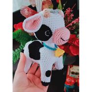 Amigurumi 555555 İnek Oyuncak