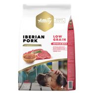 Amity Super Premium Az Tahıllı Iberian Pork Yetişkin 4 kg Köpek Maması