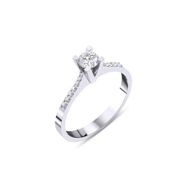 Amor TRYZ5417F043 0.43 Karat Baget Pırlanta Yüzük