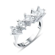 Amor TRYZ5493F090 0.90 Karat Beştaş Pırlanta Yüzük
